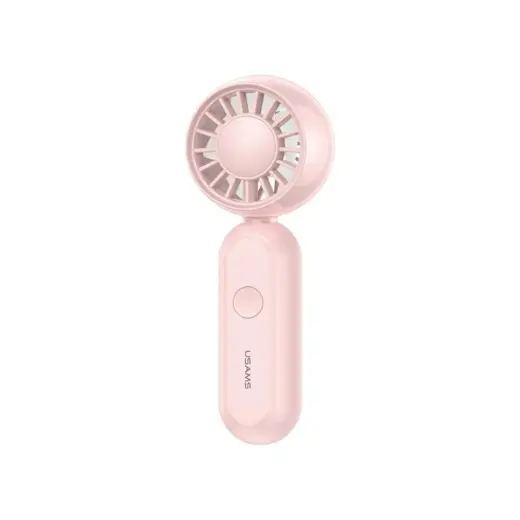 USAMS Folding ZB365 1200mAh Handheld Fan Pink