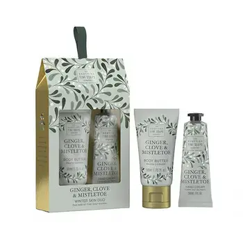 Ginger Winter Skin Set ( Zázvor, Hřebíček & Jmelí ) - Dárková sada péče o tělo