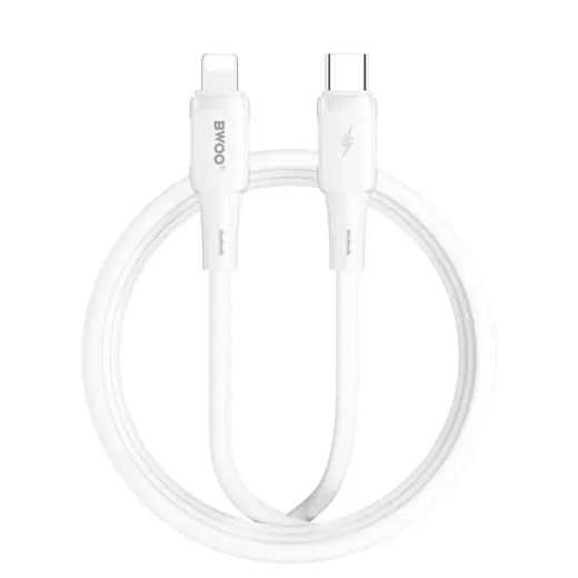 BWOO X329CL провод для передачи данных и зарядки | USB-C на Lightning | 27W | 1m | белый