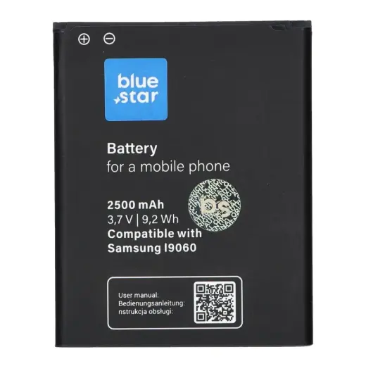 Battery for Samsung Galaxy Grand I9082 / Galaxy Grand Neo I9060 2500 mAh Blue Star Premium