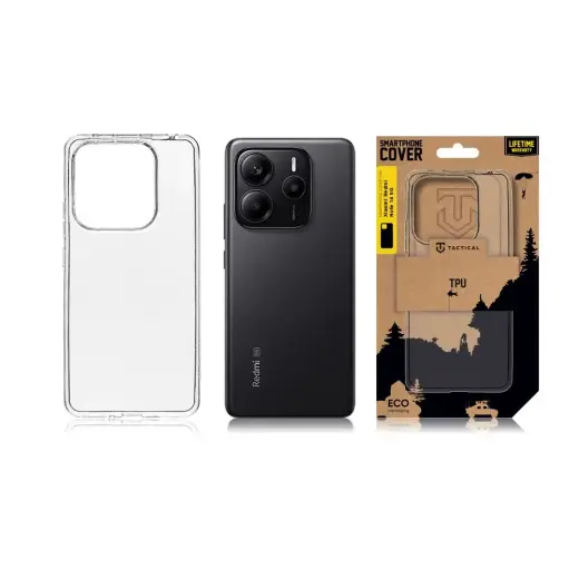 Tactical TPU Cover for Xiaomi Redmi Note 14 5G Transparent
