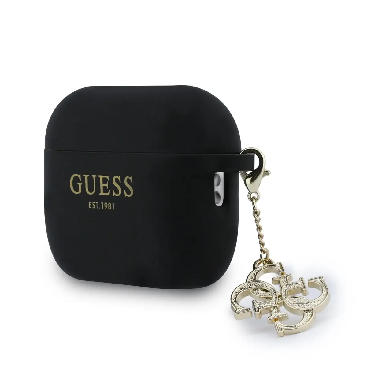 Guess 4G Charm Silicone Case for AirPods Pro 3 Black