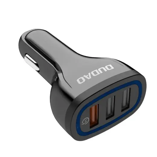 Dudao R7S autolaadija | 18W | QC | USB-A | must