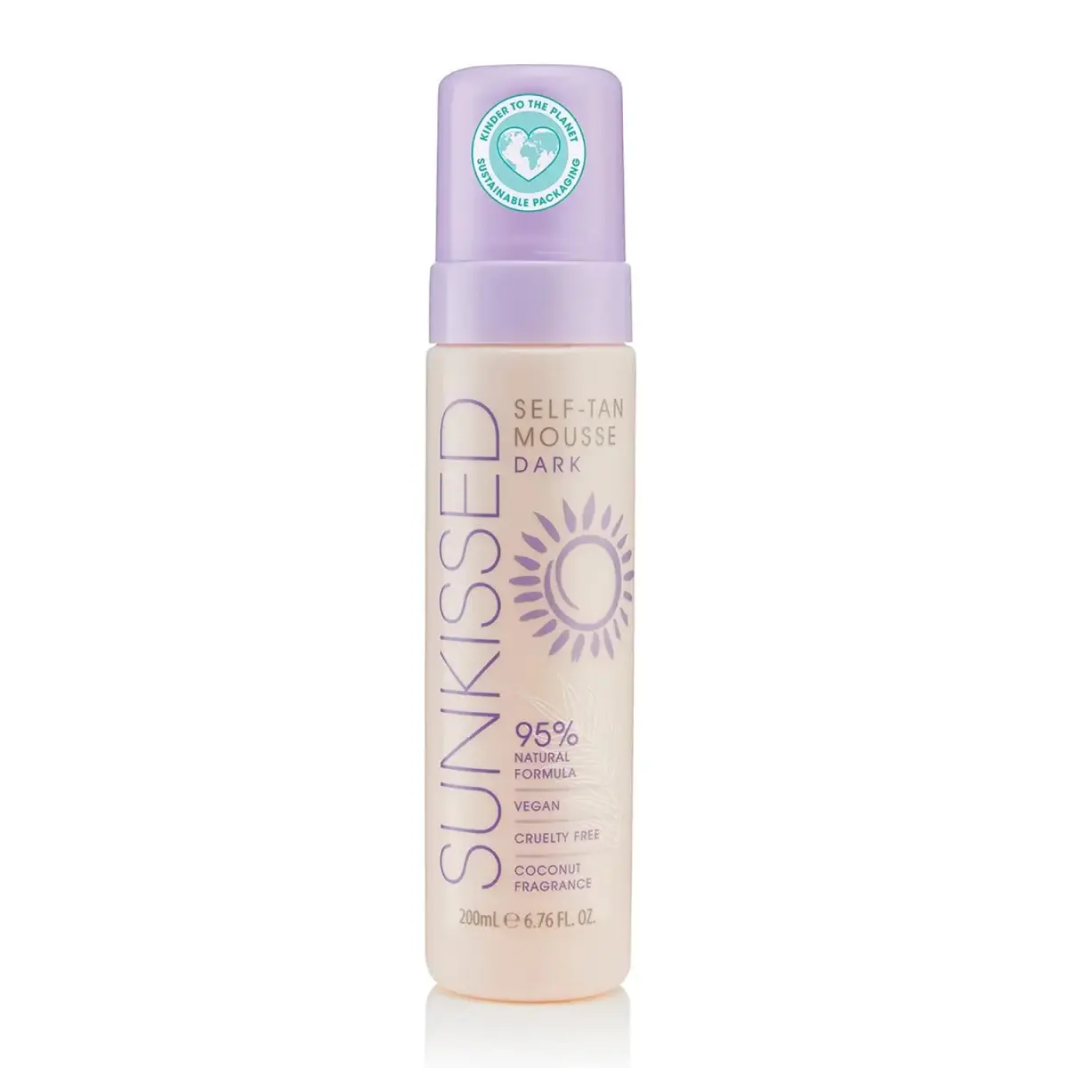 SUNKISSED Self-Tan Mousse Dark Coconut Fragrance