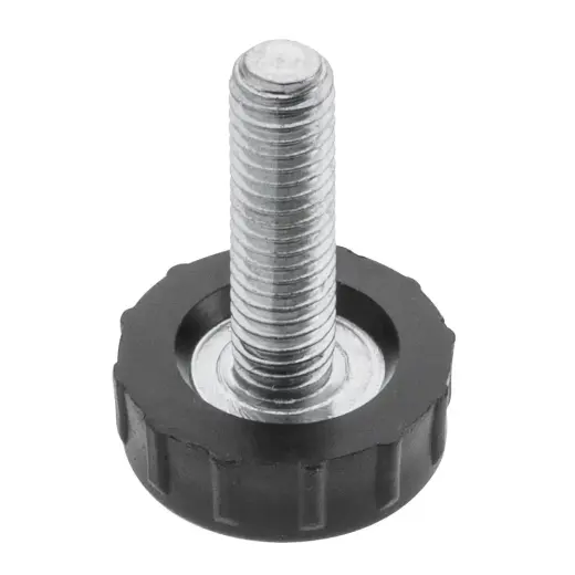 Augst.reg.skrūve M6 gumijota 4gb
