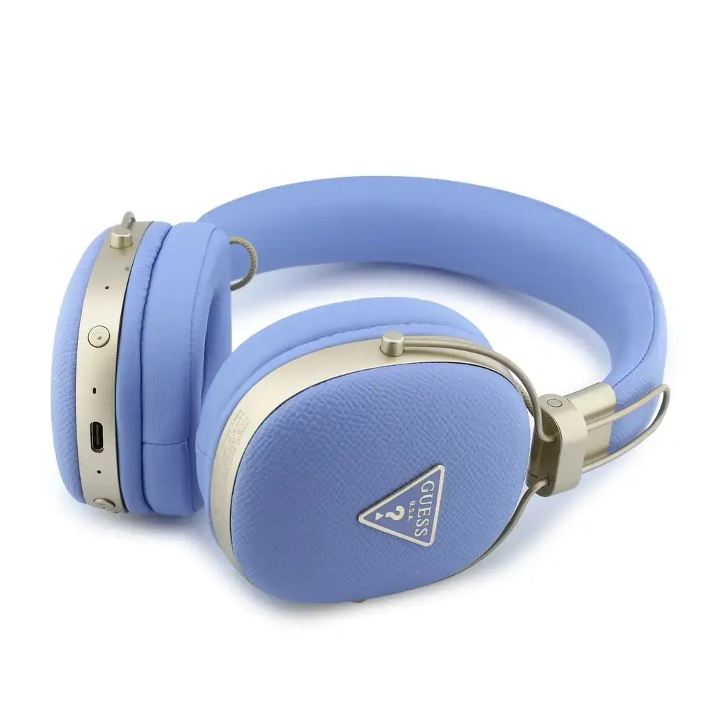Guess PU Grained Triangle Gold Metal