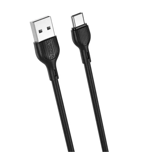 XO NB200 провод для передачи данных и зарядки | USB-A на USB-C | 10.5W | 1m | чёрный
