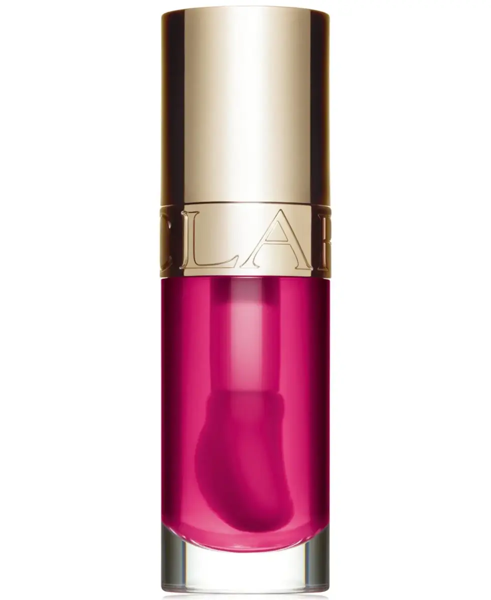 Clarins, Lip Comfort, Plumping, Lip Oil, 02, Raspberry, 7 ml