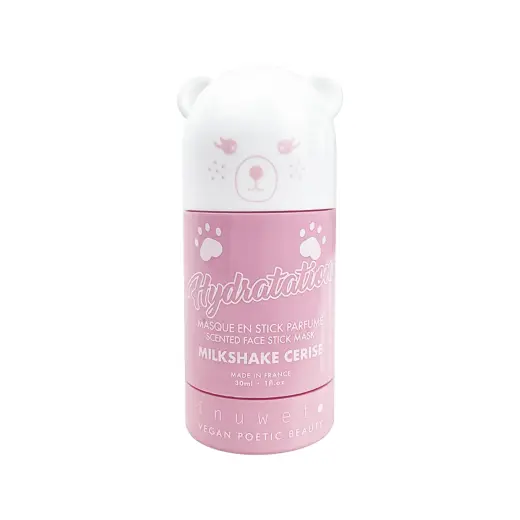 Inuwet, Milkshake Cerise, Hydrating & Soothing, Vegan, Stick Mask, For Face, 30 ml