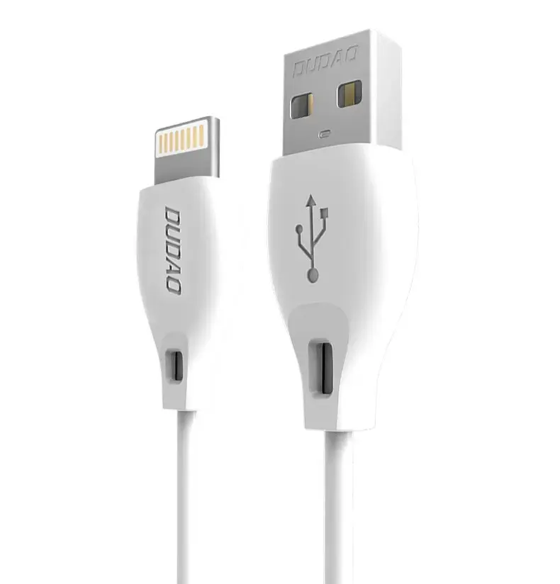 Dudao L4L datu pārraides un uzlādes vads | USB-A uz Lightning | 12W | 1m | balts