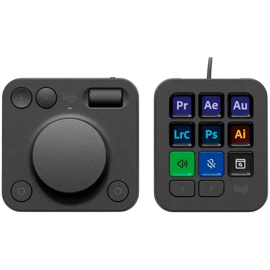 LOGITECH MX Creative Console - GRAPHITE - 2.4G/BT/corded - EMEA28i-935 - EMEA+CN