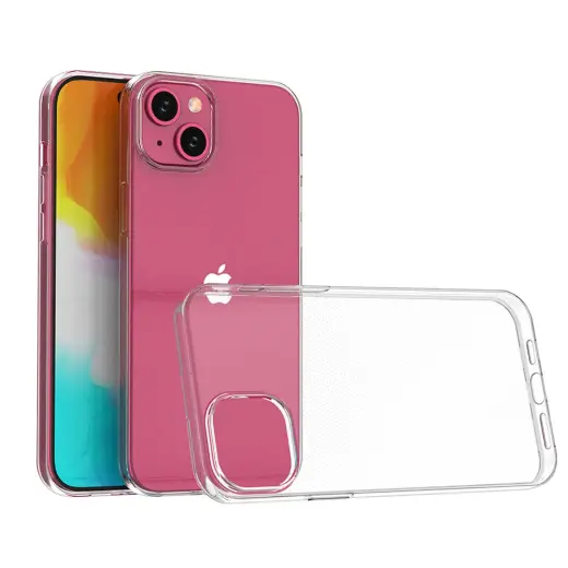 Ultra Clear telefono dėklas iPhone 15 Plus skaidrus