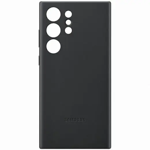 EF-VS918LBE Samsung Leather Cover for Galaxy S23 Ultra Black
