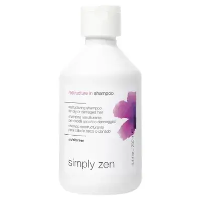 Simply Zen Restructure in Shampoo - Reconstructive Shampoo for Damaged Hair, 250 Ml