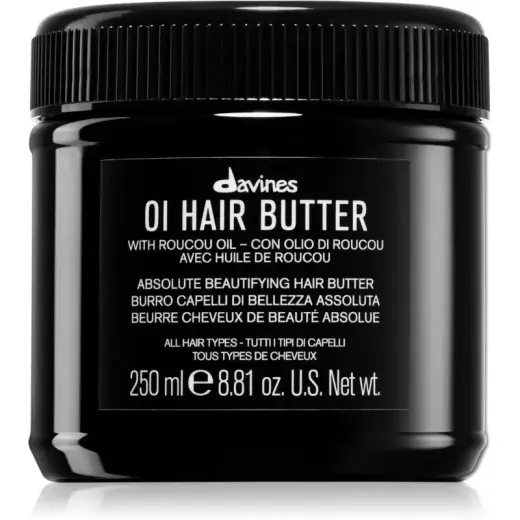 Davines - OI Anti-frizz Hair Butter - 250ml - Hair Nourishment Butter - Protect Hair from UV Damage and Strengthening Fragile Damaged Strands