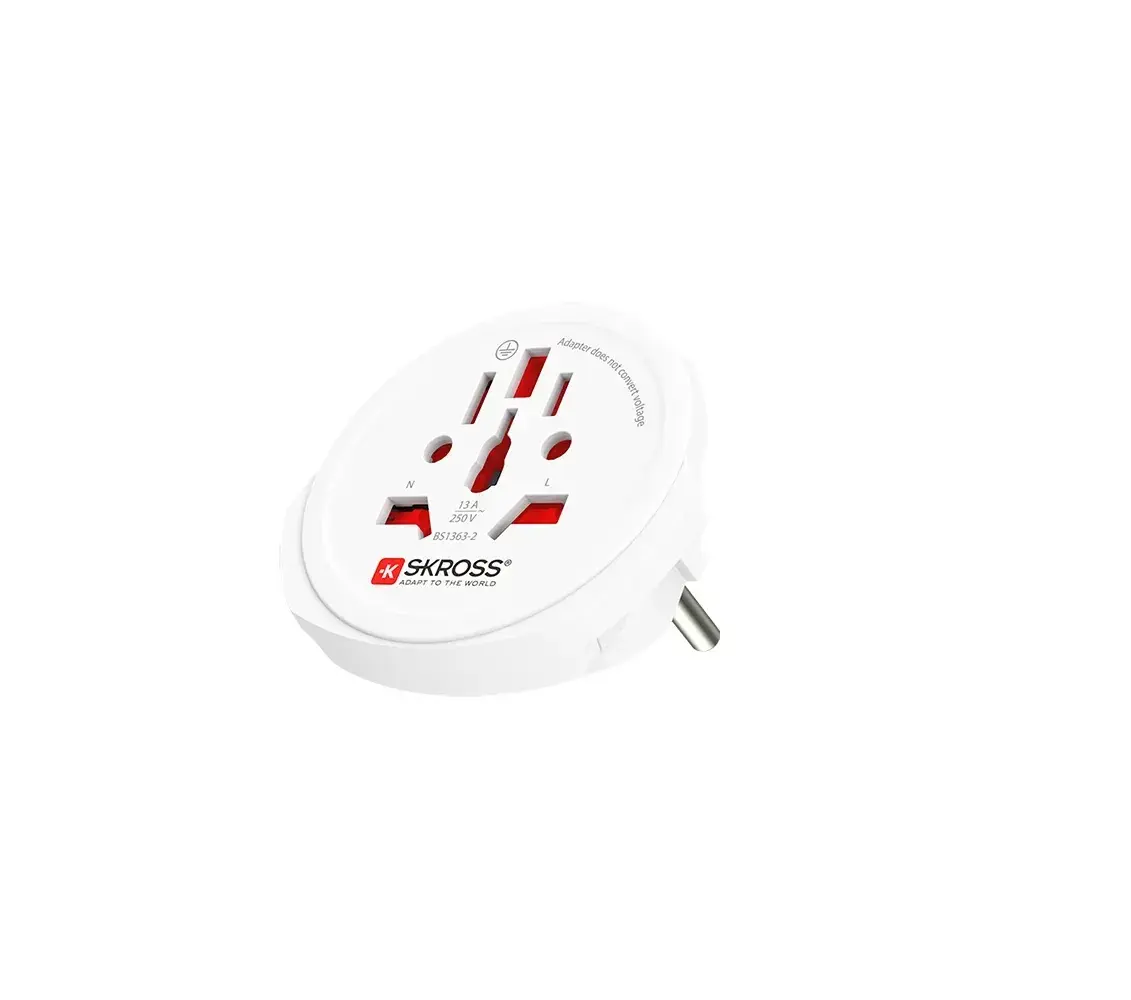 Skross Travel adapter: World to Europe