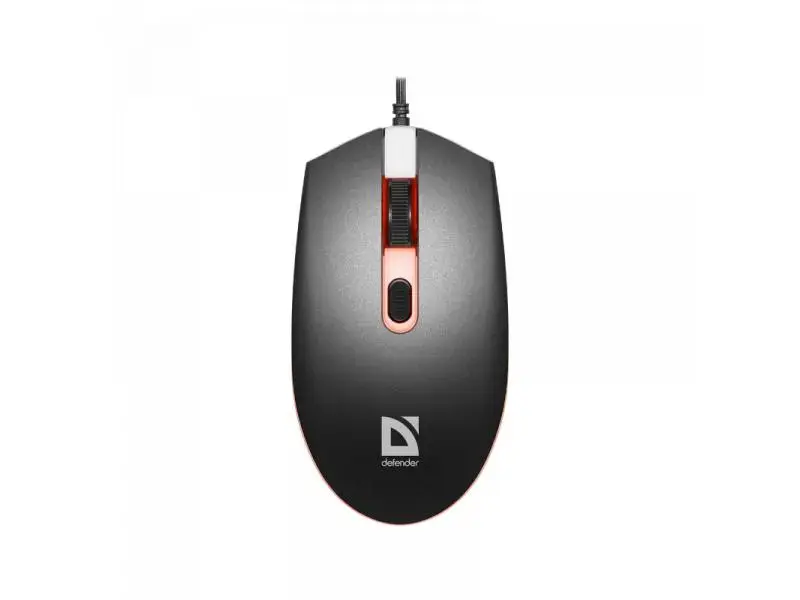 Defender DOT MB-986 wired optical mouse | 7 backlight colors | black