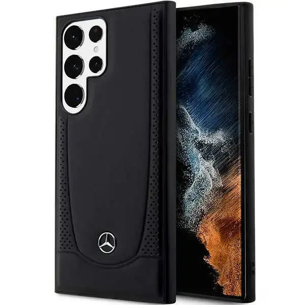 Mercedes MEHCS23LARMBK S23 Ultra S918 czarny|black hardcase Leather Urban