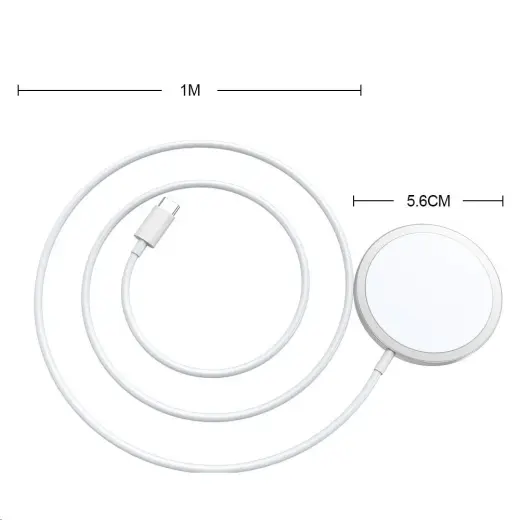 Joyroom JR-A41 15W Magnetic Wireless Metal Charger Silver