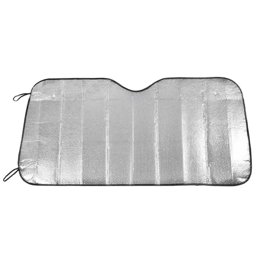 Sun cover - 145x70 cm - silver, PE Bubble