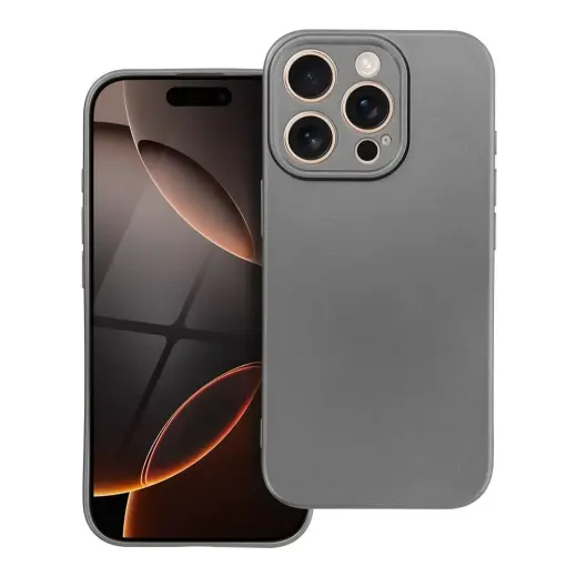 METALLIC Case for IPHONE 16 Pro grey