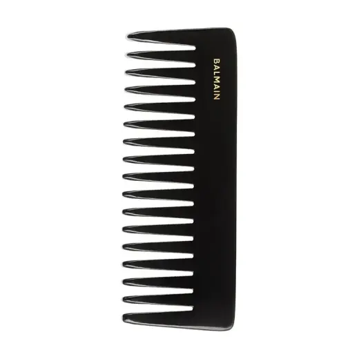 Balmain, Texture, Hair Plastic Comb, Black & White