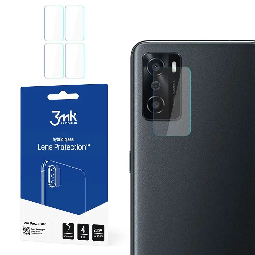 Oppo A55s (aparat z boku) - 3mk Lens Protection™ screen protector