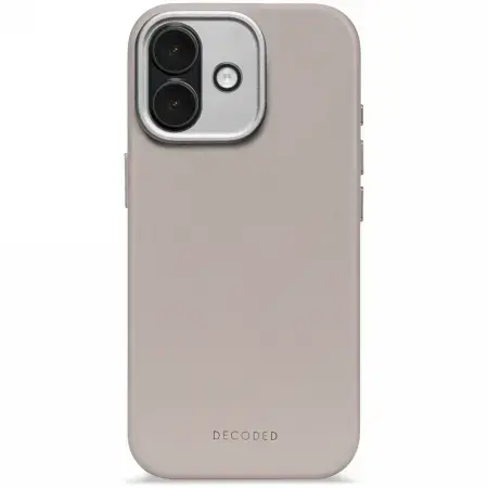 Decoded Leather Backcover MagSafe case for iPhone 17 - beige