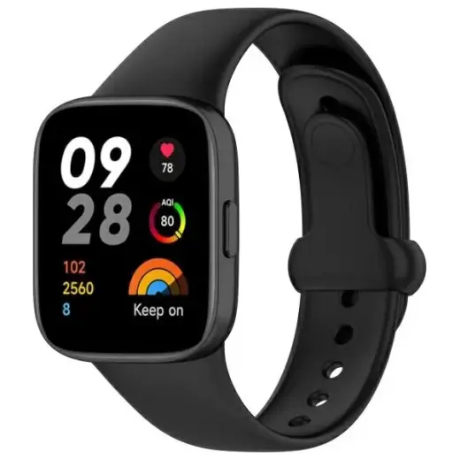 Beline nutikella rihm Redmi Watch 3 jaoks | must