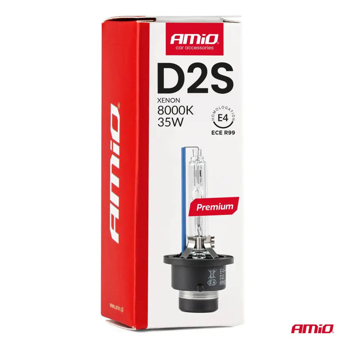 Xenon bulb D2S 8000K AMiO PREMIUM