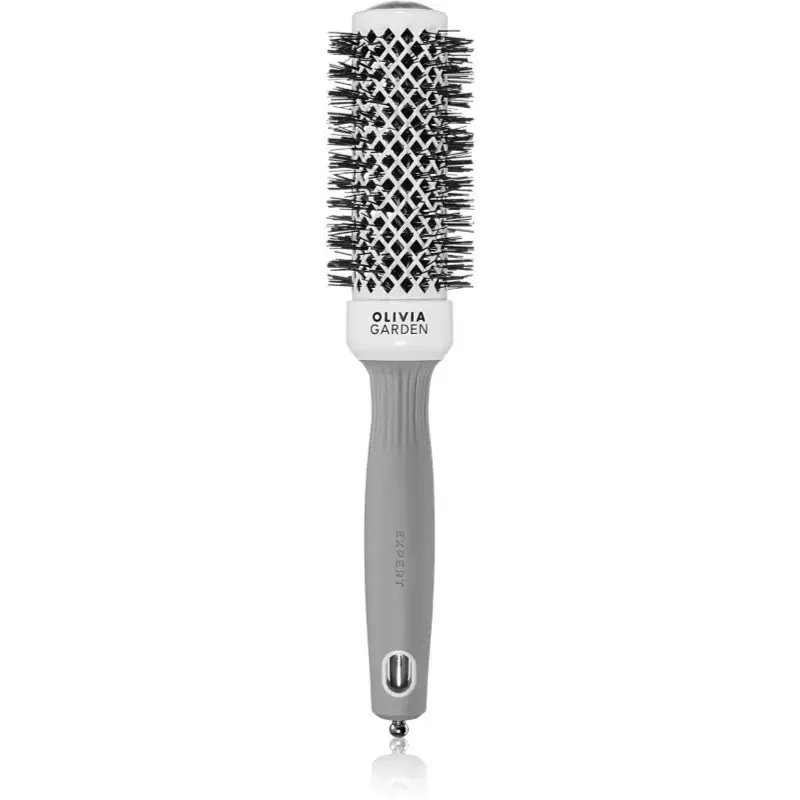 Olivia Garden - Expert - Blowout Shine - White & Grey - 35mm