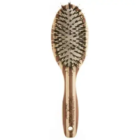 Olivia Garden Healthy Hair - Eco-Friendly Bamboo Brush - Ionic Paddle Combo - HH-P6