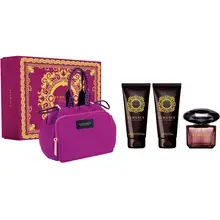 Crystal Noir Gift set EDT 90 ml, shower gel 100 ml, body lotion 100 ml and cosmetic bag