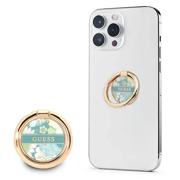 Guess Ring stand GURSHCHMAN zielony| green Flower
