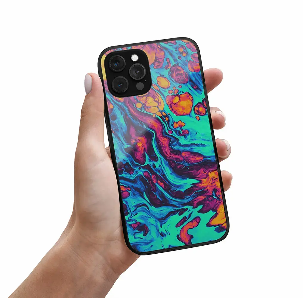 Fusion Print case silikona aizsargapvalks Apple iPhone 15 (dizains F1)