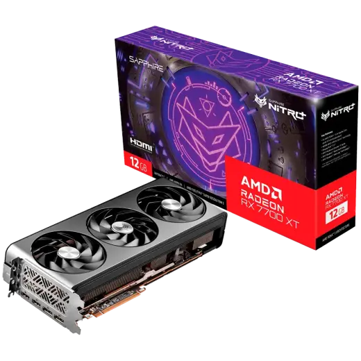 Sapphire NITRO+ Radeon RX 7700 XT - graphics card - Radeon RX 7700 XT - 12 GB