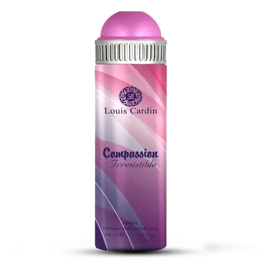 Louis Cardin, Compassion 2 Irresistible, Anti-Perspirant, Deodorant Spray, For Women, 200 ml