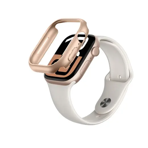 AmazingThing Minimal viedpulksteņa maciņš (apvalks) priekš Apple Watch (46 mm) | rozā