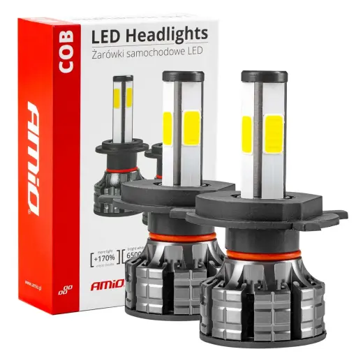 LED Headlights COB Series H4 AMiO-02843