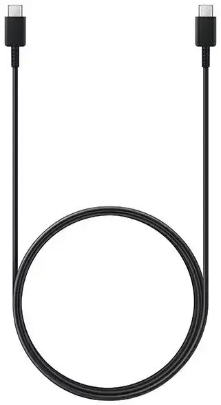 Samsung datu pārraides un uzlādes vads | USB-C uz USB-C | 15W | 1.8m | melns