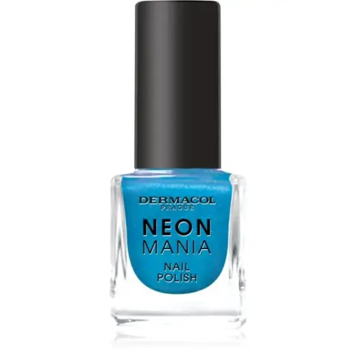 Dermacol Neon Mania Nail Polish Shade 6 Azure Aqua 5 Ml
