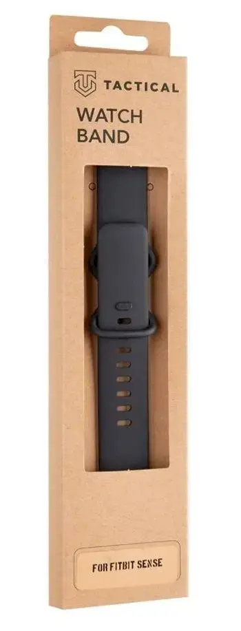 Tactical 718 Silicone Band for Fitbit Sense Black