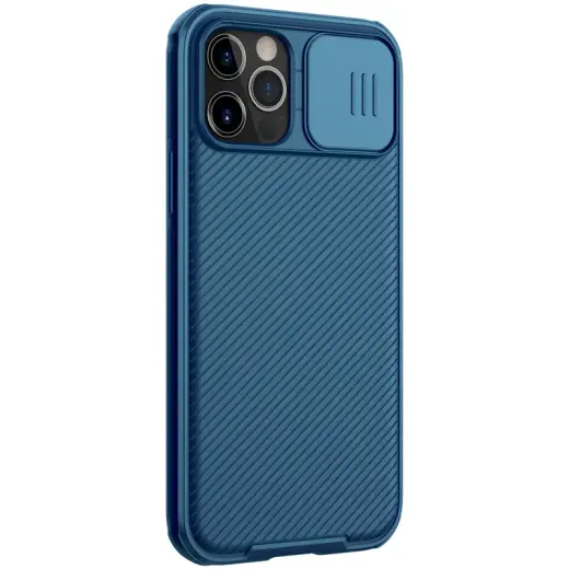 Nillkin CamShield Pro Magnetic Hard Case for iPhone 12|12 Pro 6.1 Blue