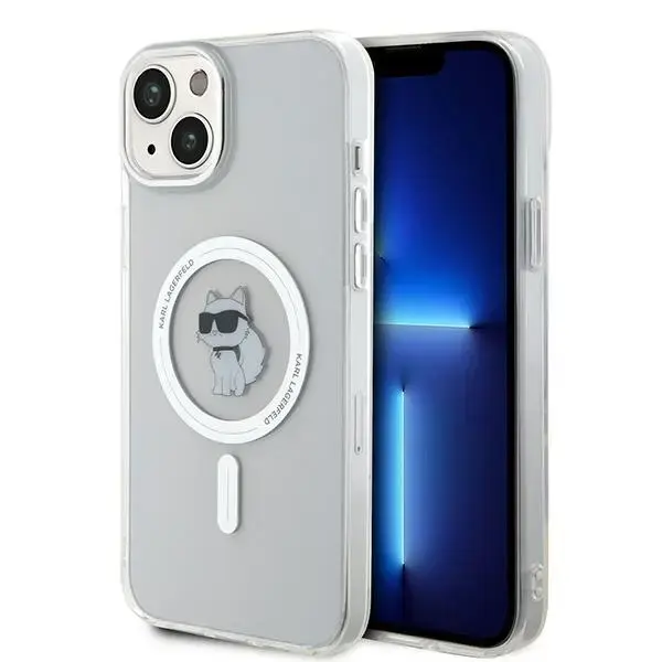 Karl Lagerfeld KLHMP15MHFCCNOT iPhone 15 Plus | 14 Plus 6.7" transparent hardcase IML Choupette MagSafe