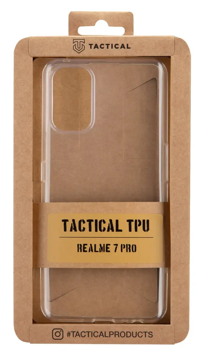 Tactical TPU Cover for Realme 7 Pro Transparent