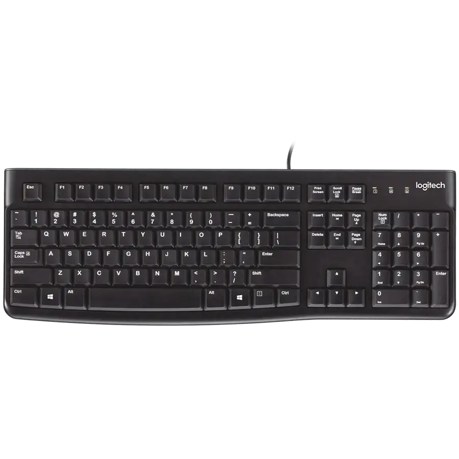 LOGITECH Keyboard K120 for Business - BLK - HEB - USB -EMEA28-935