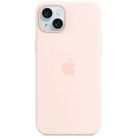 APPLE iPhone 15 Plus Silicone Case with MagSafe - Light Pink