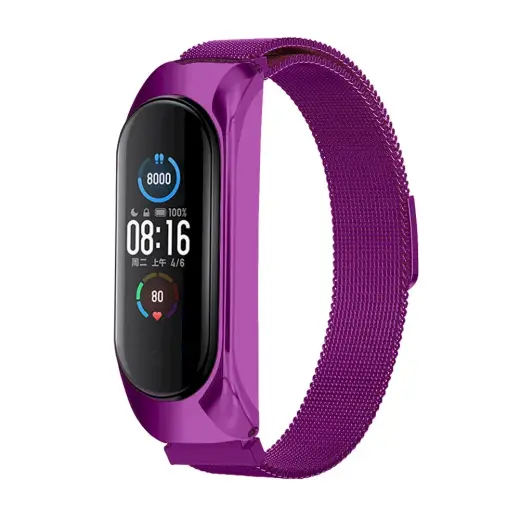 Fusion metal band for Xiaomi Mi Band 3 | 4 | 5 purple