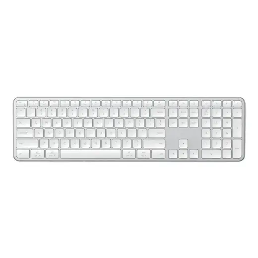 Wireless keyboard QWERTY Satechi Slim EX3 Mac / PC ST-KEX3S-EN silver