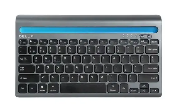 Delux K2201V Multi Bluetooth wireless keyboard for  PC | PS4 | XBOX | Smart TV | Android